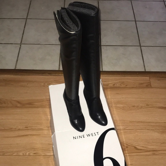 Nine West High Heel Stiletto Boots - Picture 4 of 6